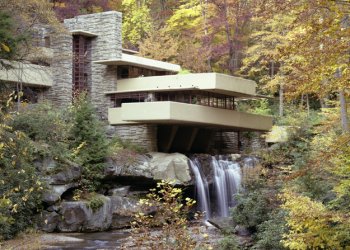 Frank Lloyd Wright - Falling Water Mill Run, Pennsylvanias, ehitatud 1937